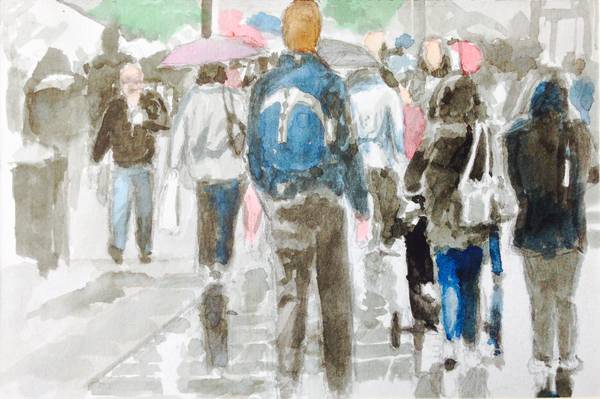 Buchanan Rain - 2 Mixed Ink Airbrush
