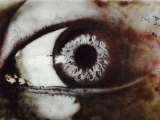 The Eye - 2 Mixed Ink Airbrush