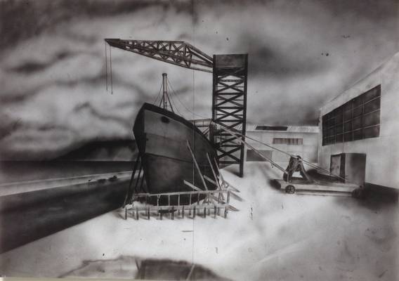 Shipyard - 2 Mixed Ink Airbrush
