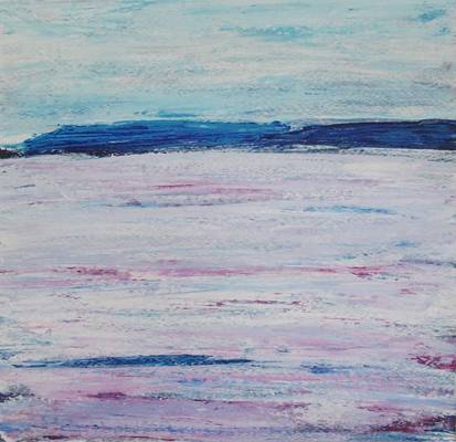 Isles of Rhum & Eigg - 2012 - Acrylic on Paper - 11ins x 11ins