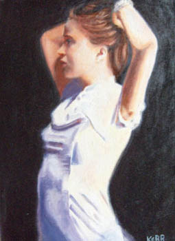 Girl in White Dress