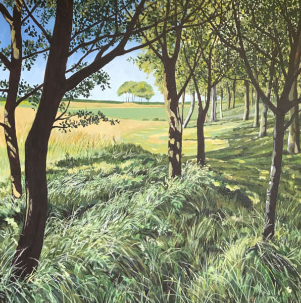 In the Shade - Acrylic on Canvas - 97cm x 97cm