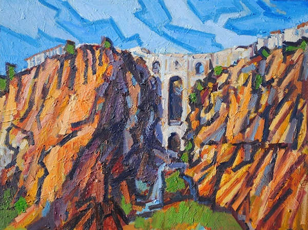 Puente Nuevo, Ronda - Oil on Board - 36ins x 48ins - 2016