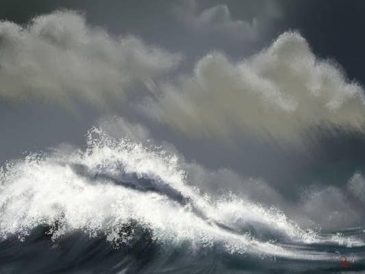 Seascape - iPad Painting