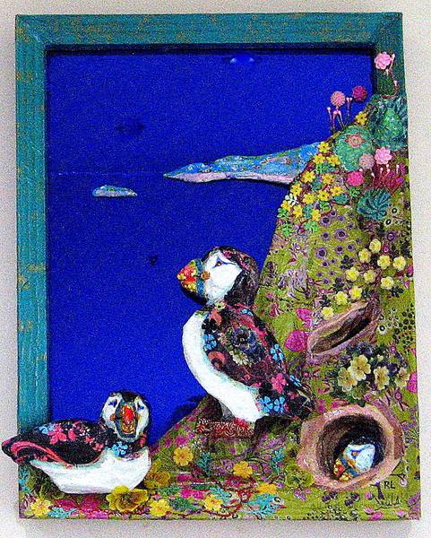 Sea Parrots - 36 x 46cm