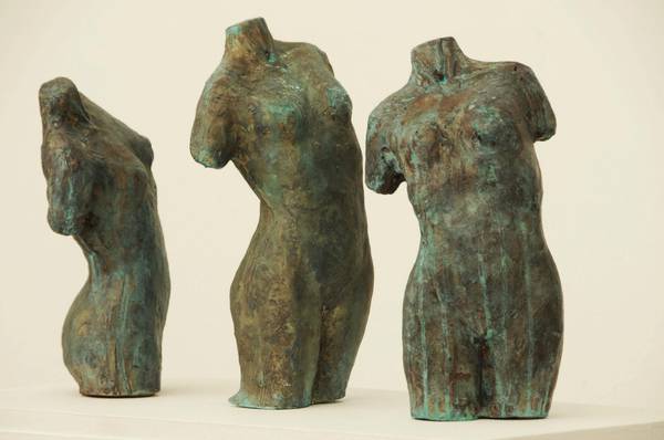 Ceramic Torsos - 35cm x 14 cm