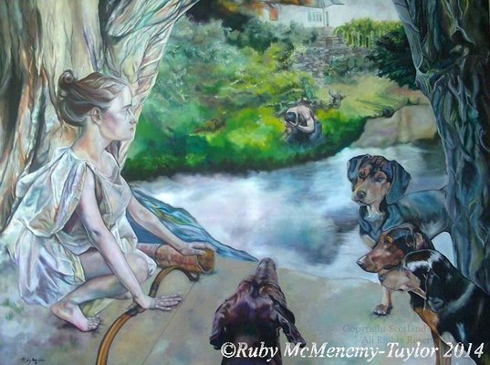 Artemis - Oil on Canvas - 100 x 125 cm - 2014