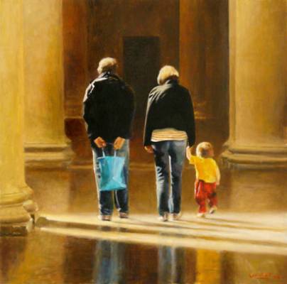 Journey - oil on board - 45 x 45cm