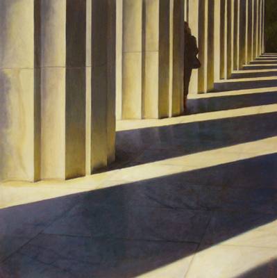 With Glory and With Light - oil on board - 50 x 50cm