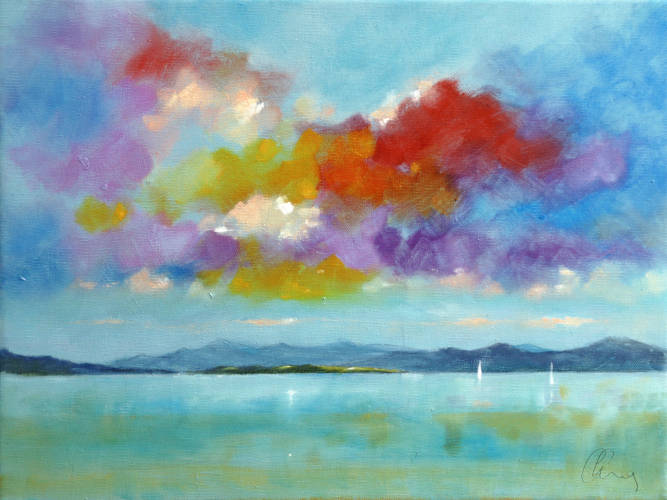 Arran from Ettrick Bay