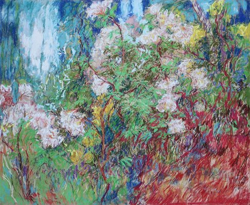 Azaleas 1 - Pastel - 20 X 17ins