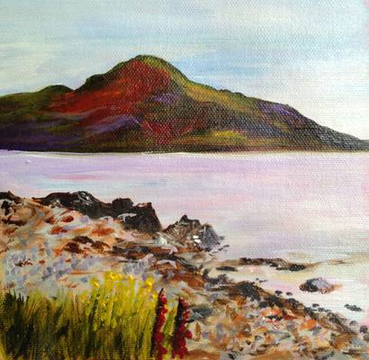 Holy Isle - Acylic on Canvas