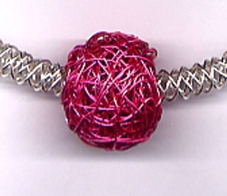 Tubular Choker  with sphere closeup