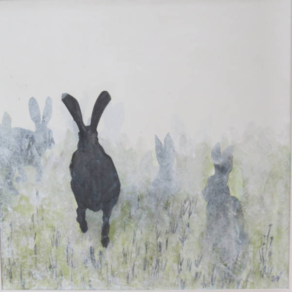 Hare - 60 x 60cm - Acrylic on Canvas