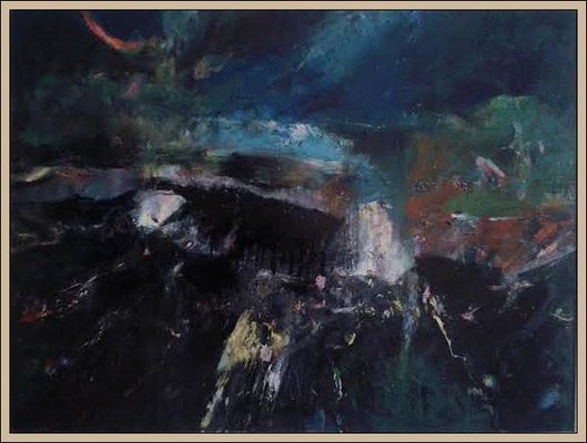  Nevis - 36ins x 40ins - Oil on Board