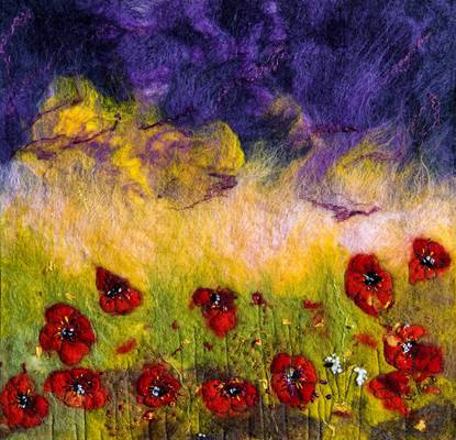 A wet felt original