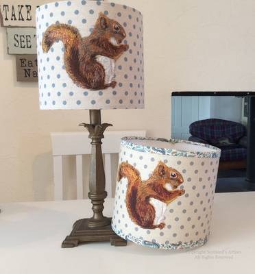 All my originals are available as prints, cards, or lampshades & candle bulb shades 