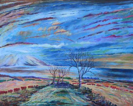 Road To The Beach - Acrylic on Canvas