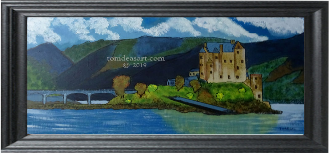 Eilean Donan Castle - Kyle of Lochalsh - Scotland - Acrylic - 24  x 11 - 2019
