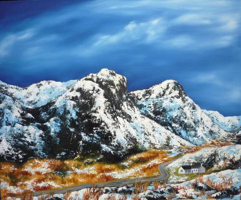 Sisters of the Glen, Glencoe - Oil